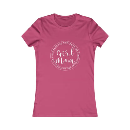 Chic Girl Mom Favorite Tee: Stylish Pride for Super Moms! - s / Berry T-shirt