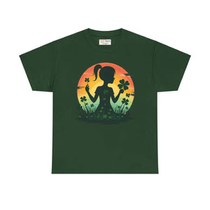 Unisex Heavy Cotton Shamrock Tee - Unmatched Comfort - Dipaliz - T-shirts