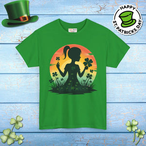 Unisex Heavy Cotton Shamrock Tee - Unmatched Comfort - Dipaliz - T-shirts