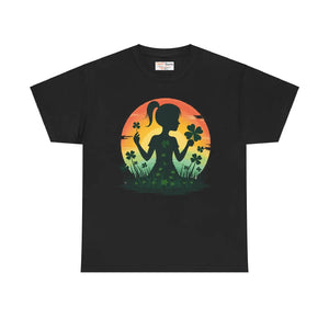 Unisex Heavy Cotton Shamrock Tee - Unmatched Comfort - Dipaliz - T-shirts