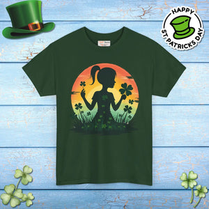 Unisex Heavy Cotton Shamrock Tee - Unmatched Comfort - Dipaliz - T-shirts