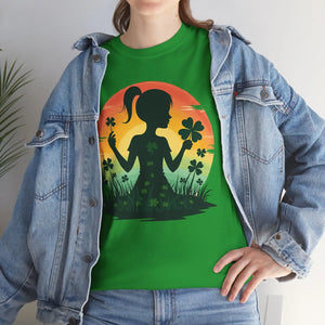 Unisex Heavy Cotton Shamrock Tee - Unmatched Comfort - Dipaliz - T-shirts