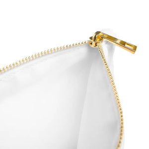 Cosmetic Bag Green Foliage Gold Zipper Beauty Organizer Dipaliz - White / one Size - & Toiletry Bags