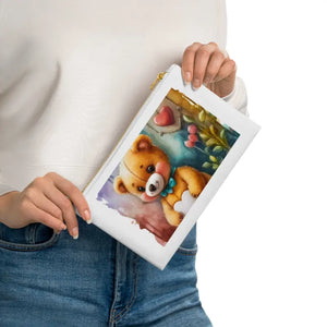 Cotton Canvas Cosmetic Bag - Chic Makeup Organizer - Dipaliz - White / one Size - & Toiletry Bags