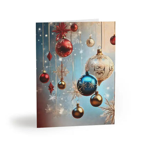 Merry Christmas Decorations & Greeting Cards - Chic Festive - Dipaliz - 24 Pcs / Matte / 4.25” x 5.5” - Note