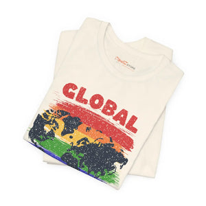 Global Citizen Unisex Tee - World Map Pride Cotton - Dipaliz - T-shirts