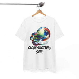 Globe Trotting Soul Adventure Tee - Heavy Cotton Unisex - Dipaliz - T-shirts