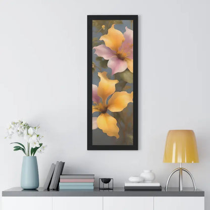 Glorious Morning Glory Framed Poster for Elegant Spaces