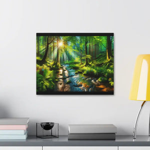 Semi Glossy Forest Canvas Print - Nature Wall Art - Dipaliz - Posters Prints & Visual Artwork