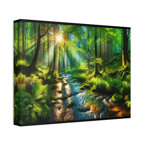 Semi Glossy Forest Canvas Print - Nature Wall Art - Dipaliz - 16″ x 12″ (horizontal) / 1.5’’ - Posters Prints & Visual