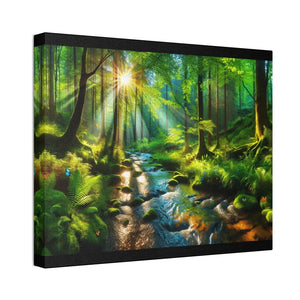 Semi Glossy Forest Canvas Print - Nature Wall Art - Dipaliz - 20″ x 16″ (horizontal) / 1.5’’ - Posters Prints & Visual