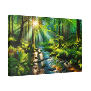 Semi Glossy Forest Canvas Print - Nature Wall Art - Dipaliz - 30″ x 20″ (horizontal) / 1.5’’ - Posters Prints & Visual
