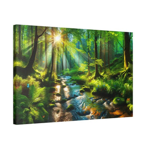 Semi Glossy Forest Canvas Print - Nature Wall Art - Dipaliz - 36″ x 24″ (horizontal) / 1.5’’ - Posters Prints & Visual