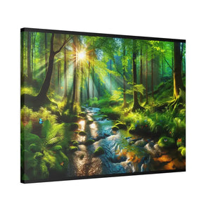 Semi Glossy Forest Canvas Print - Nature Wall Art - Dipaliz - 40’’ x 30’’ (horizontal) / 1.5’’ - Posters Prints &
