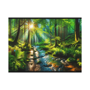 Semi Glossy Forest Canvas Print - Nature Wall Art - Dipaliz - Posters Prints & Visual Artwork
