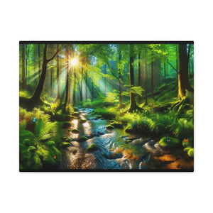 Semi Glossy Forest Canvas Print - Nature Wall Art - Dipaliz - Posters Prints & Visual Artwork
