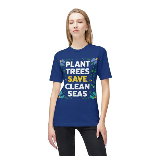 Rock Earth Day in Style with our Premium Cotton Tee - Royal Blue / s T-shirt