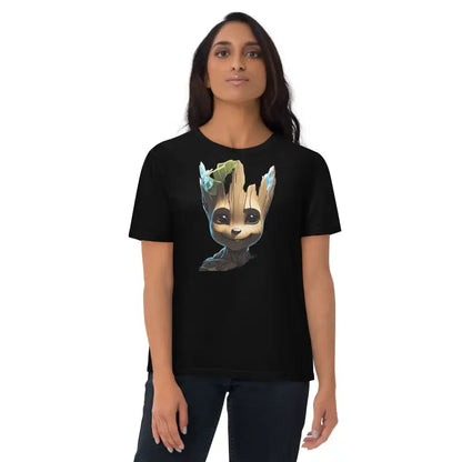 Go Groot with Unisex Organic Cotton T-shirt Magic - Black / s T- Shirts