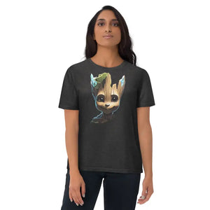 Groot Tee Unisex Organic Cotton t Shirt Eco Style - Dipaliz - Dark Heather Grey / s - T-shirts