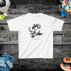 Kids Heavy Cotton Tee for Playful Days Adventure - Dipaliz - White / Xs - T-shirts