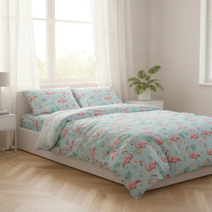 Gold Diagonal Stripe Bed Set – Cotton - Dipaliz - Bedding Sets