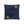 Navy Blue Basic Pillow Gold Flower 18x18 - Dipaliz - Throw Pillows