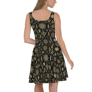 Intricate Skater Dress – Flared Skirt Design - Dipaliz - Dresses - Xs