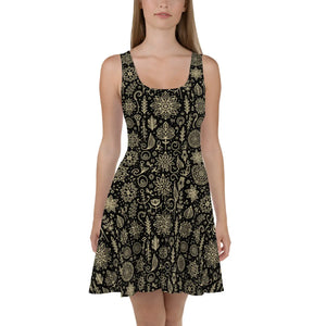 Intricate Skater Dress – Flared Skirt Design - Dipaliz - Dresses - Xs