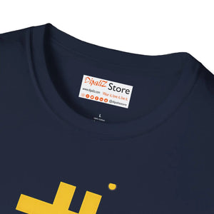 Golden Bitcoin Unisex Softstyle Tee Cotton Shirt Dipaliz - T-shirts