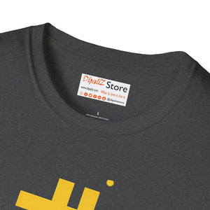 Golden Bitcoin Unisex Softstyle Tee Cotton Shirt Dipaliz - T-shirts