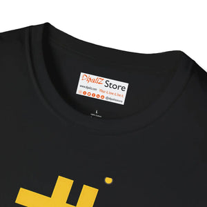 Golden Bitcoin Unisex Softstyle Tee Cotton Shirt Dipaliz - T-shirts