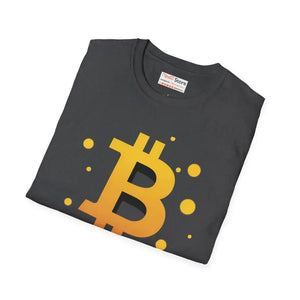 Golden Bitcoin Unisex Softstyle Chic Tee - Dipaliz - T-shirts