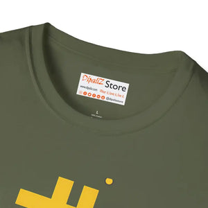 Golden Bitcoin Unisex Softstyle Chic Tee - Dipaliz - T-shirts