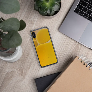 Iphone Case Yellow Abstract Pattern Wireless Charging - Dipaliz - Mobile Phone Cases