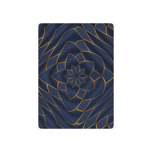 Golden Geometric Pattern Poker Playing Cards - Luxury Dipaliz - 2.5’’ x 3.5’’ / White / Semi Glossy - Card Games