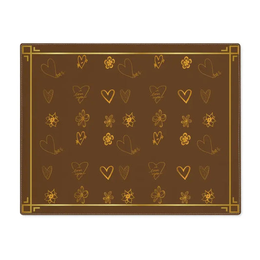 Elevate Dining with Golden Leaves Cloth Placemats! - 18’’ × 14’’ Home Decor