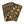 Golden Leaves Poker Deck - 300gsm Premium Card - Dipaliz - Games