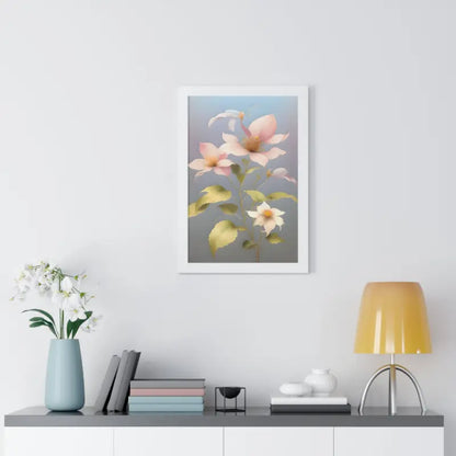 Golden Morning Bliss: Stunning Framed Poster for your Wall