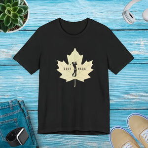 Golf Jersey Canada Maple Leaf Tee Unisex Classic Fit - Dipaliz - Black / s - T-shirts