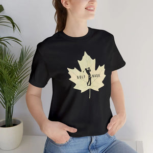 Soft Cotton Golf Jersey Canada Maple Leaf Tee - Dipaliz - T-shirts