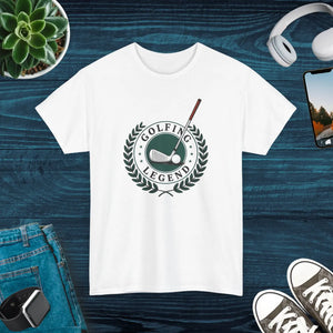 Golfing Legend Tee - Unisex Heavy Cotton Design - Dipaliz - T-shirts - s