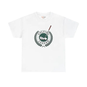 Unisex Heavy Cotton Tee - Golfing Legend Comfort Style - Dipaliz - White / s - T-shirts