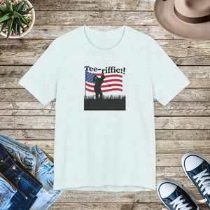 Tee-riffic Unisex Jersey - 4th of July Golfing Tee - Dipaliz - T-shirts
