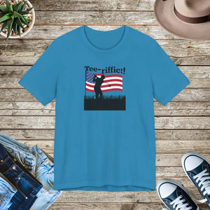 Tee-riffic Unisex Jersey - 4th of July Golfing Tee - Dipaliz - T-shirts