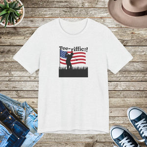 Tee-riffic Unisex Jersey - 4th of July Golfing Tee - Dipaliz - T-shirts