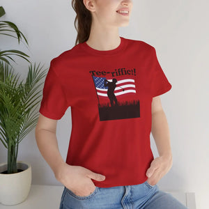 Tee-riffic Unisex Jersey - 4th of July Golfing Tee - Dipaliz - T-shirts