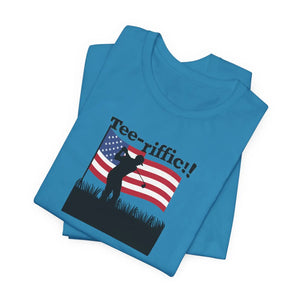 Tee-riffic Unisex Jersey - 4th of July Golfing Tee - Dipaliz - T-shirts