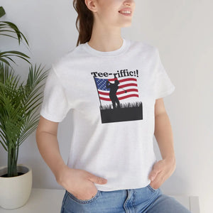 Tee-riffic Unisex Jersey - 4th of July Golfing Tee - Dipaliz - T-shirts