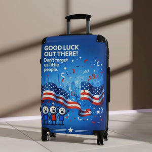 Patriotic Suitcase Funny Farewell Travel Luggage - Dipaliz - Suitcases