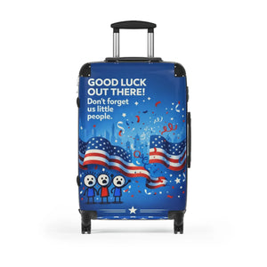 Patriotic Suitcase Funny Farewell Travel Luggage - Dipaliz - Suitcases